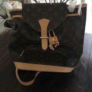 Non authentic Louis Vuitton small back pack